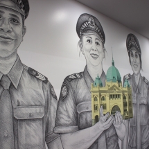 Victoria Police Mural