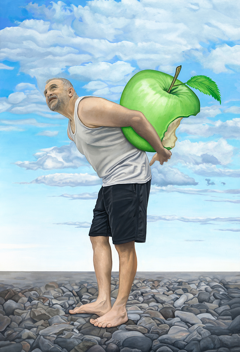 baby-guerrilla-shop_paintings_-_apple-core-man